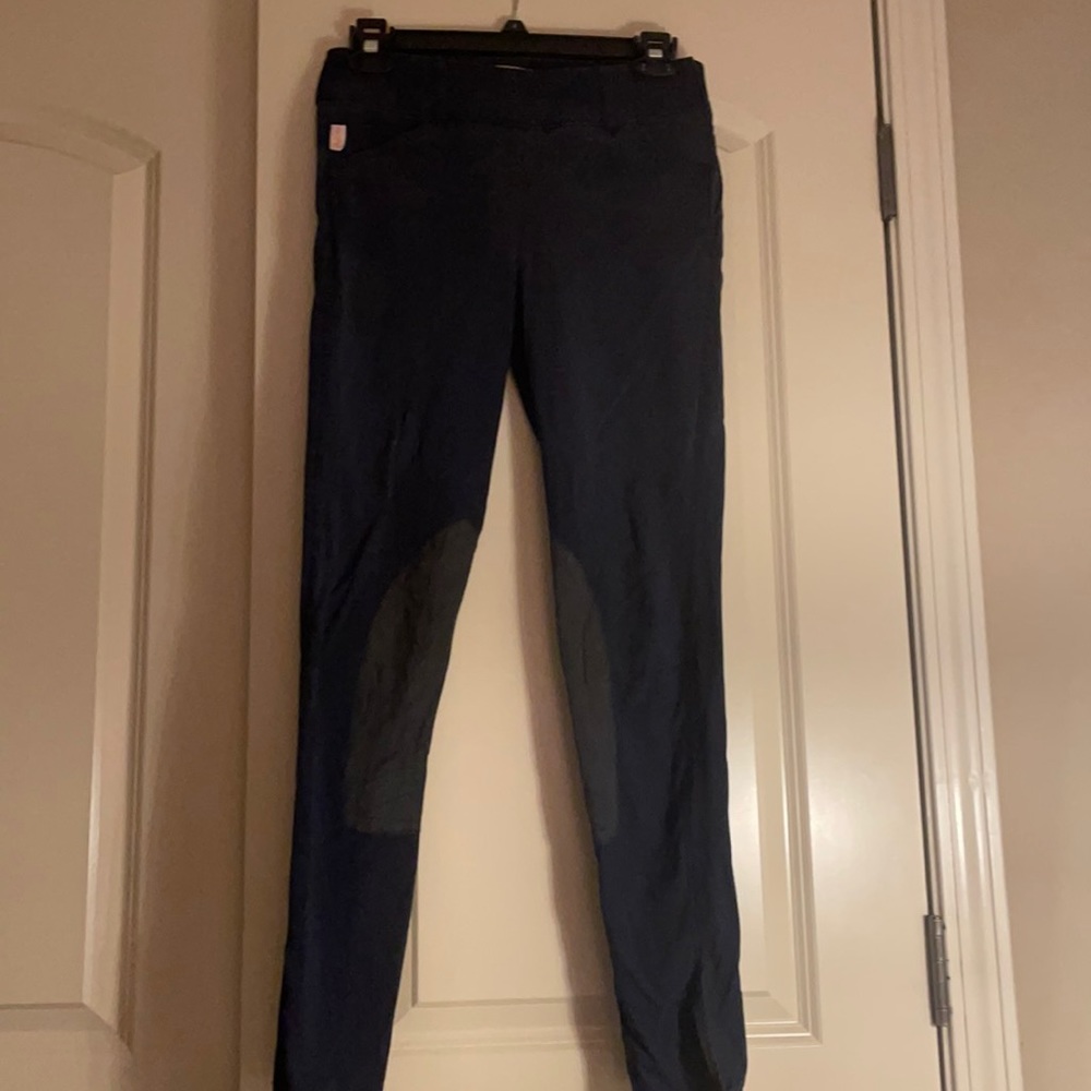 The Tailored Sportsman Side Zip Low-Rise Navy Breeches 26L